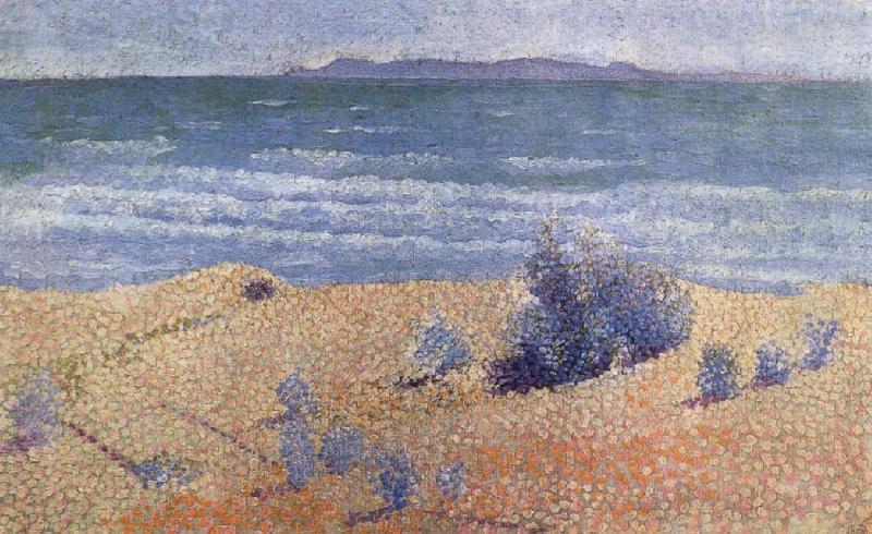 Henri Edmond Cross Beach on the Mediterranean France oil painting art